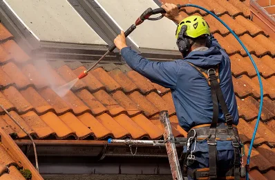 Démoussage et hydrofuge de toiture à Châteauneuf-Villevieille